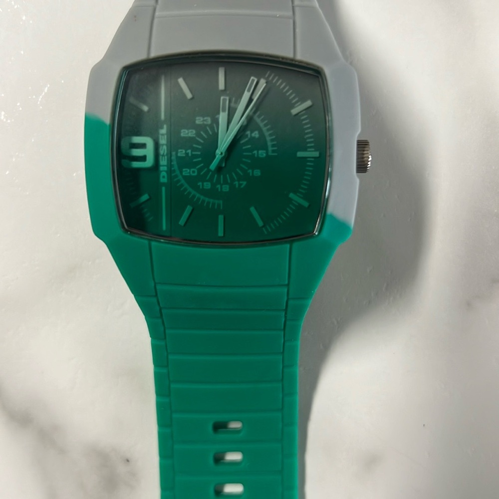 Diesel Teal and Gray Watch